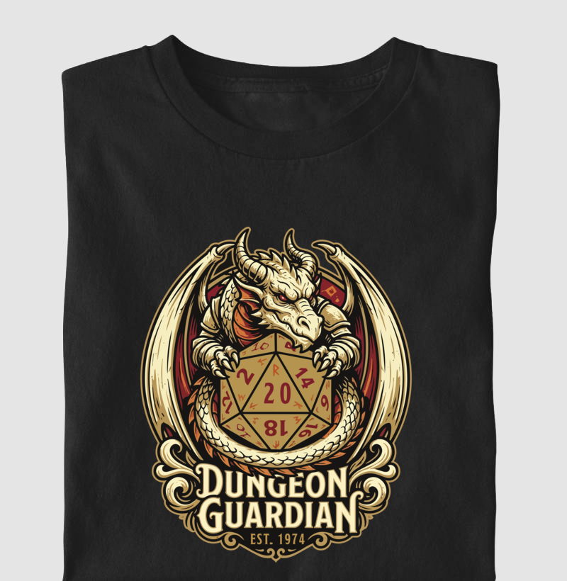 Dungeon Guardian — Est. 1974 — T-shirt