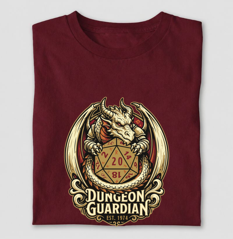 Dungeon Guardian — Est. 1974 — T-shirt