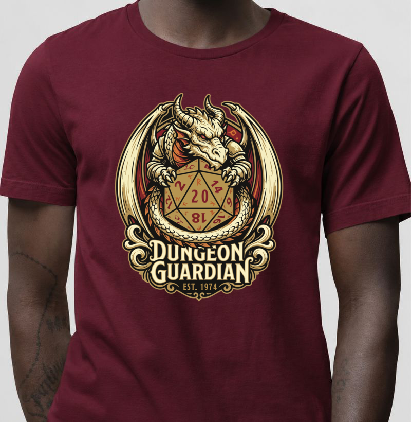 Dungeon Guardian — Est. 1974 — T-shirt
