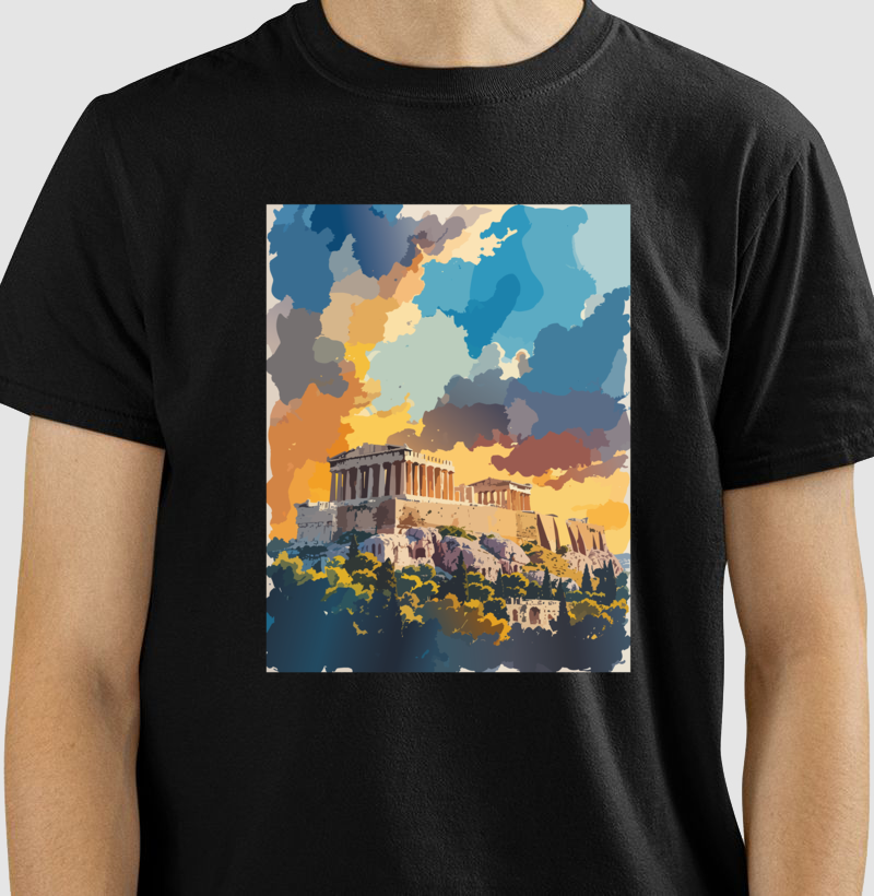 Acrópole de Atenas — T-shirt