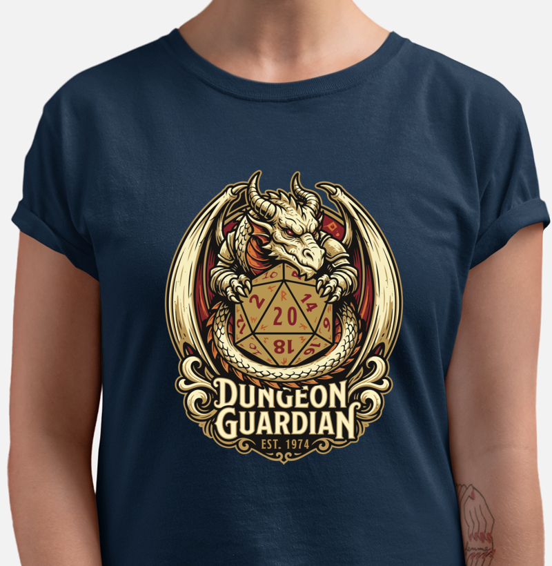 Dungeon Guardian — Est. 1974 — T-shirt