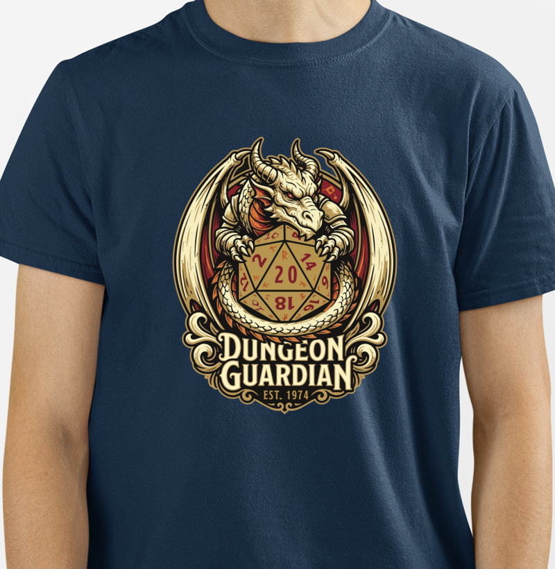 Dungeon Guardian — Est. 1974 — T-shirt
