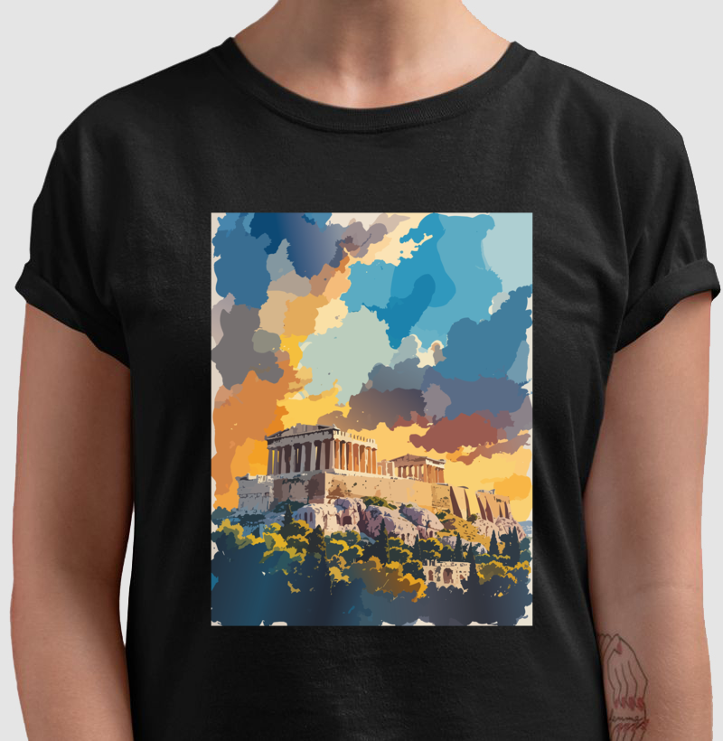 Acrópole de Atenas — T-shirt
