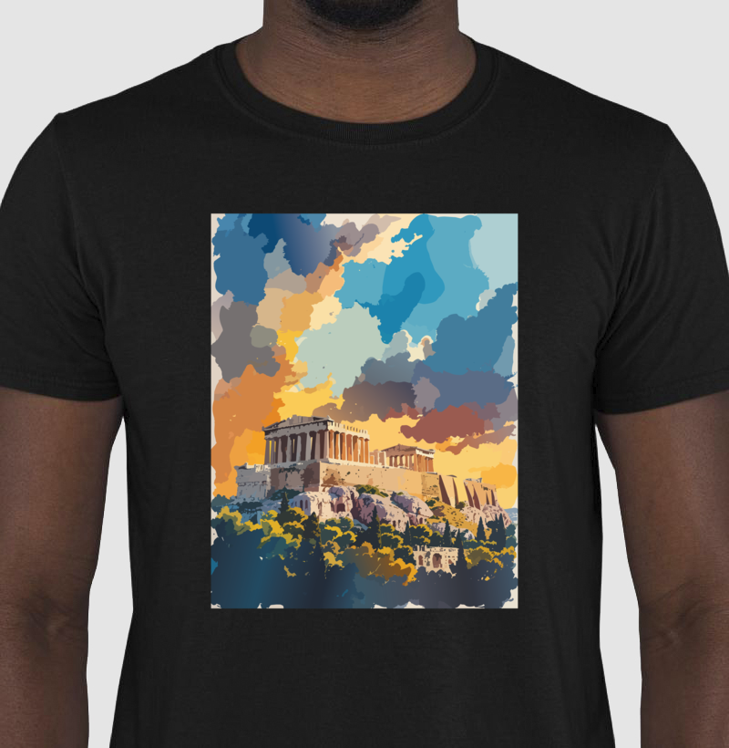 Acrópole de Atenas — T-shirt